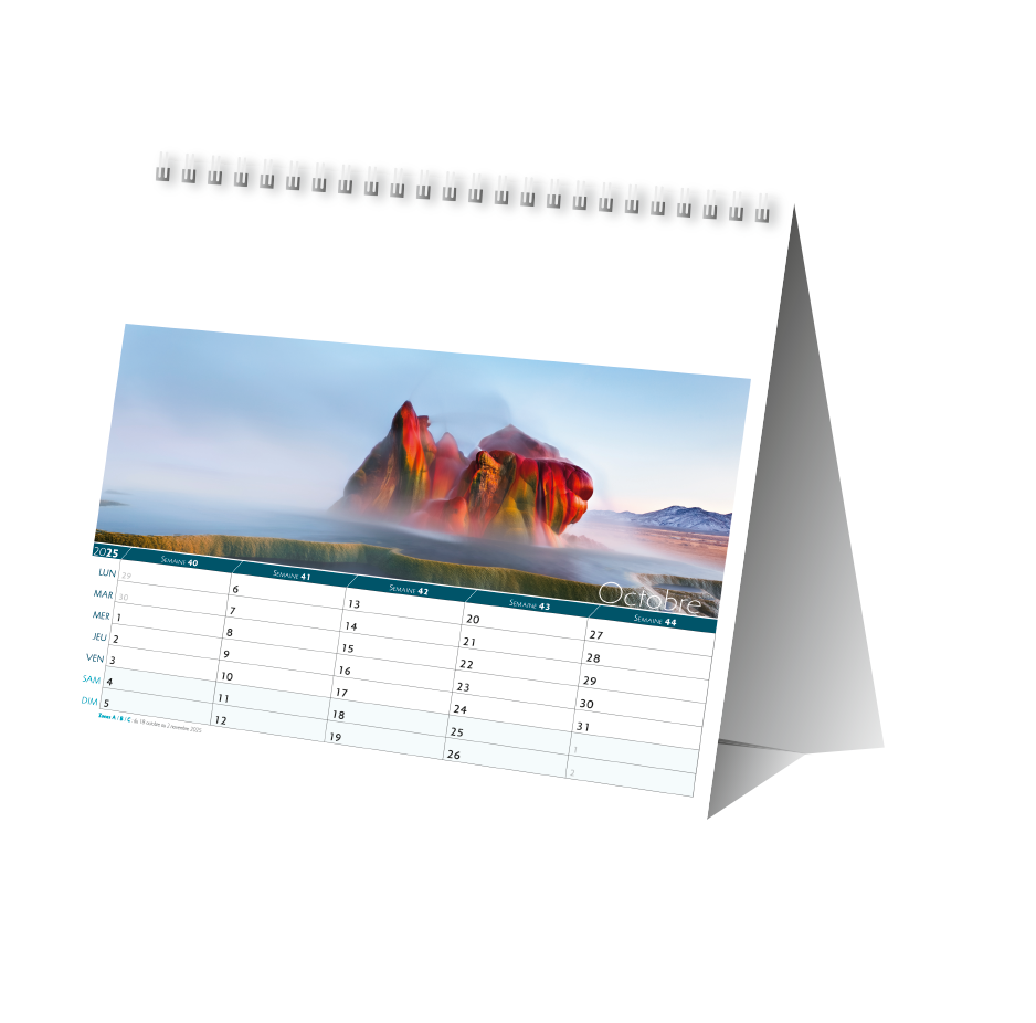 Calendriers chevalets Grandeur Nature