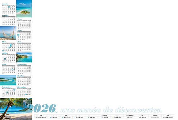 Calendriers sous-mains Sous-main LSM08
