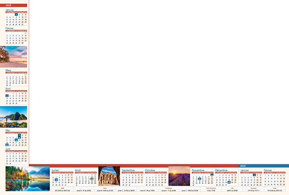 Calendriers sous-mains Sous-main LSM03